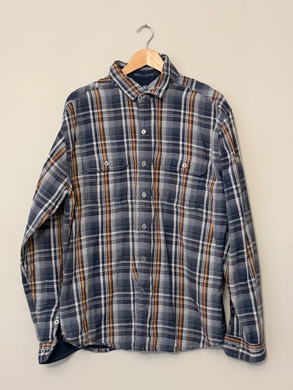 KÜHL Men’s Plaid Button-Down Shirt | XL Outdoor